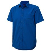 サッカーハーフスリーブシャツ SUCKER H/S SHIRT TOMPJA76 （MRB）マリンブルー Lサイズ [アウトドア シャツ メンズ]