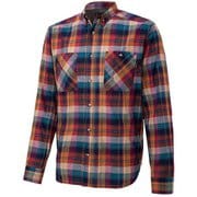シーエルプラッドロングスリーブシャツ CL PLAID L/S SHIRT TOMPJB75 （PNV）パープルネイビー XLサイズ [アウトドア シャツ メンズ]