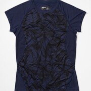 ウィメンズクリスタルハーフスリーブティー WS CRYSTAL H/S TEE TOWPGA4642 (8277)アークテックネイビーレースライン XSサイズ [アウトドア カットソー レディース]