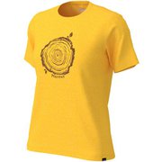 ウィメンズツリーリングハーフスリーブクルー WS TREE RING H/S CRE TOWPJA48 (SUL)サルファー Lサイズ [アウトドア カットソー レディース]