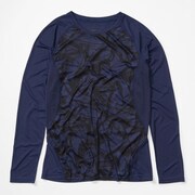 ウィメンズクリスタルロングスリーブティー WS CRYSTAL L/S TEE TOWPGB4641 (8277)アークテックネイビーレースライン XSサイズ [アウトドア カットソー レディース]