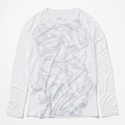 ウィメンズクリスタルロングスリーブティー WS CRYSTAL L/S TEE TOWPGB4641 (8280)ホワイトレースライン Sサイズ [アウトドア カットソー レディース]