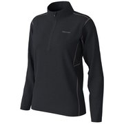 ウィメンズクライムウールロングスリーブジップ WS CLIMB WOOL L/S ZIP TOWPJB61 (BK)ブラック Mサイズ [アウトドア カットソー レディース]