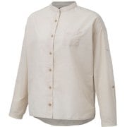 ウィメンズロングスリーブリネンライクシャツ WS L/S LINEN-LIKE SH TOWPJB77YY (KNR)キナリ Lサイズ [アウトドア シャツ レディース]