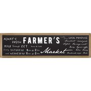 ぷにぷにキッチンマット ファーマーズマーケット ブラック 60×220cm ND-9906