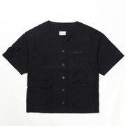 ボヘミアンワックスウィング ウィメンズショートスリーブシャツ PL7133 010 Black XLサイズ [アウトドア シャツ レディース]