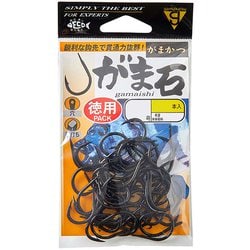 バラ徳用パック ガマ石（穴）（黒） 16