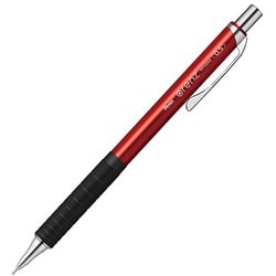 シャープペンシル orenz METAL GRIP（オレンズ メタルグリップ） 0.5mm HB ノック式 本体色：レッド XPP1005G2-B