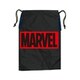 SPAP3227 MARVEL ロゴ RD シューズケース BK [キャラクターグッズ]