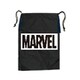 SPAP3228 MARVEL ロゴ WH シューズケース BK [キャラクターグッズ]