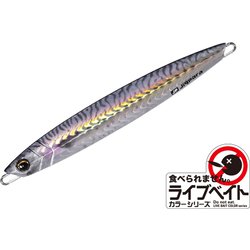 JPV-80L#085ライブ金サバ（ケイムラ） [ジグパラライブベイトバーチカル ショート]