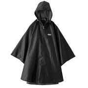 OUTDOOR レインポンチョ M ブラック 06003140