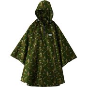 06003144 [OUTDOOR レインポンチョ M 迷彩柄 グリーン]