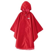 OUTDOOR キッズレインポンチョ 130cm レッド 05002277