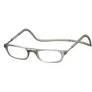 老眼鏡 クリックリーダー マットタイプ ＋1.50 クリアグレー