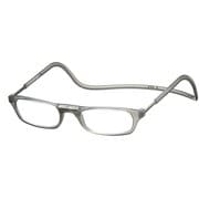 老眼鏡 クリックリーダー マットタイプ ＋3.50 クリアグレー