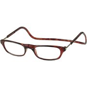 老眼鏡 クリックリーダー マットタイプ ＋3.00 ブラウン