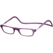 老眼鏡 クリックリーダー マットタイプ ＋2.00 パープル