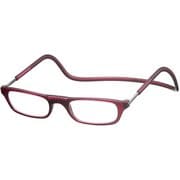 老眼鏡 クリックリーダー マットタイプ ＋3.50 ボルドー
