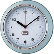 Toffy 電波掛け時計 ペールアクア TF22-CL-PA