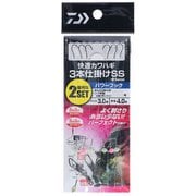 快適カワハギ仕掛3本 SS+S パワーフック 4.5