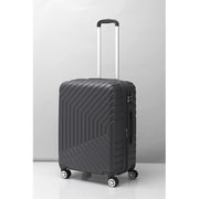 スーツケース 拡張ファスナーオープン M 旅行日数目安:5日以上 59L(拡張時65L) TSAロック搭載 ブラック 74-30721