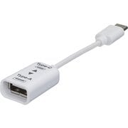 ZUH-CAR201W [USB2.0 変換ケーブル （USB Type Cオス - USB Type Aメス） 0.1m ホワイト]