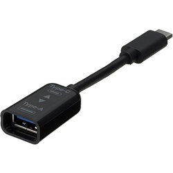 ZUH-CAR301BK [USB3.1 Gen1 変換ケーブル （USB Type Cオス - USB Type Aメス） 0.1m ブラック]