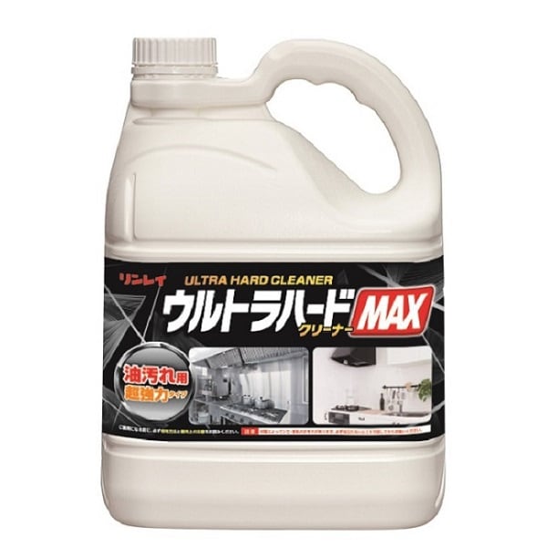 リンレイ RINREIウルトラハードクリーナーMAX 油汚れ用 強力タイプ 4L [台所用洗剤]Ω