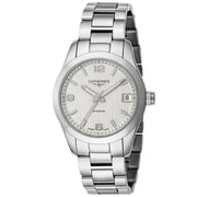 コンクエストクラシック シルバー レディース 並行輸入品 2年保証 L2.385.4.76.6