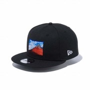 9FIFTY 浮世絵 赤富士 12326144 ブラック [アウトドア キャップ]
