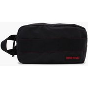 DOUBLE ZIP POUCH MW BRM181612 BLACK [アウトドア系ポーチ]