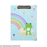 キャラクターグッズ クリップボード かえるのピクルス レインボーブルー