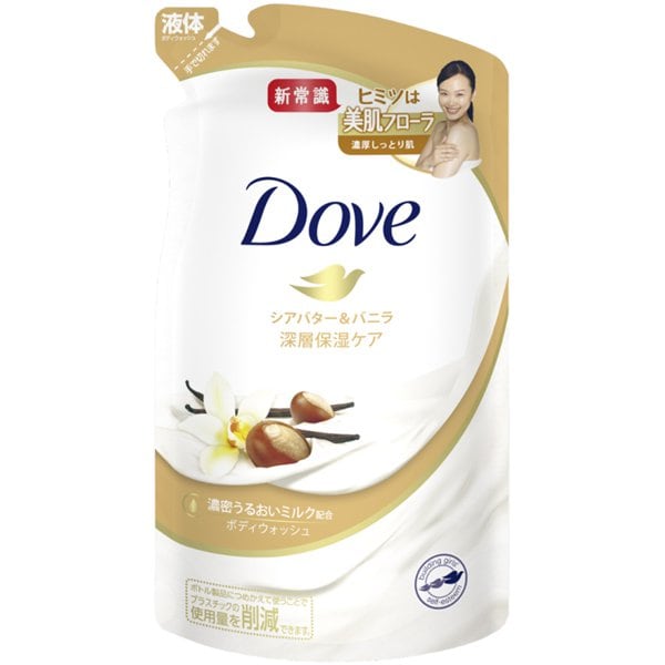 Dove（ダヴ） ボディウォッシュ リッチケア 深層保湿ケア シアバター＆バニラ 詰替 340g [ボディソープ]