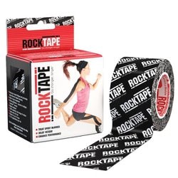 ロックテープ Black/White Logo 5cmX5cm [フィットネス トレーニング テーピング用品]