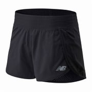 ベーシック ストレッチウーブン3インチショートパンツ(インナーツキ) AWS01208 BK ブラック Sサイズ [ランニングパンツ レディース]
