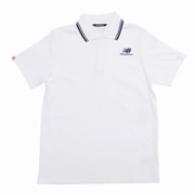 NBクラシックショートスリーブポロシャツ MT01983 WT Lサイズ [ランニングシャツ メンズ]