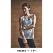 W MOTION SLASH BRA PRINTED SNW007420 K49_ピンク/ペタルプリント XSサイズ [フィットネス ヨガシャツ レディース]