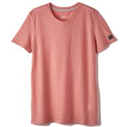W JP BASIC CREW NECK TEE レディース半袖クルーネックテンセル混Tシャツ SNW015140 コーラル Mサイズ [フィットネス ヨガシャツ レディース]