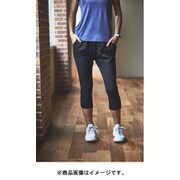 W COMFORT JAPAN CROPPED SNW011160 BLK Mサイズ [フィットネス ヨガパンツ レディース]