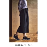 W LONG SKIRT レディースクルブシ丈ルーズロングスカート SNW015670 I10 ブラック Mサイズ [フィットネス ヨガスカート レディース]