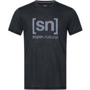 M LOGO TEE メンズ半袖クルーネック sn ロゴTシャツ SNM015233 ブラック Sサイズ [アウトドア カットソー メンズ]