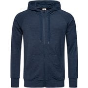 M ESSENTIAL ZIP HOODIE SNM013960 I22_ネイビー Lサイズ [アウトドア フーディ メンズ]