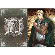 進撃の巨人 描き下ろしクリアファイル エルヴィン 決戦前夜 [キャラクターグッズ]