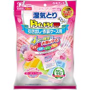 除湿剤 ドライ&ドライUP 引き出し・衣装ケース用 フローラルブーケの香り 26g×12シート