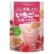 ダイズラボ 牛乳にまぜる大豆パウダー ソイプロテイン いちご風味 100g