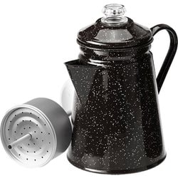 11870090001000 [ホウロウコーヒーパーコレーター 8cup ブラック]