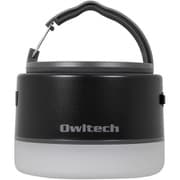 大容量モバイルバッテリー搭載 LEDキャンピングランタン 6700mAh USB Type-A×1ポート出力 ブラック OWL-LPB6701LA-BK