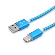 充電お知らせType-Cケーブル 2m ブルー GN-INDTC2M-BL