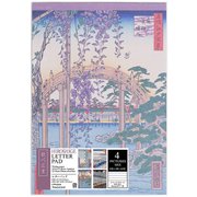 歌川広重シリーズ A5 レターパッド 8枚×4柄（32枚） 広重 LTP-03-M